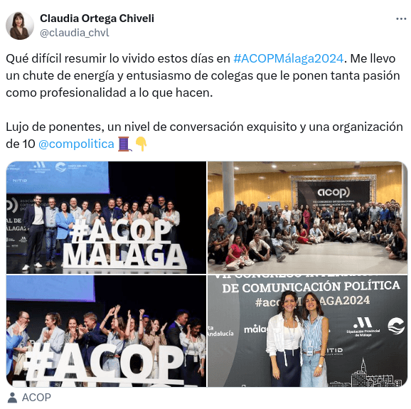 congreso ACOP comunicación política