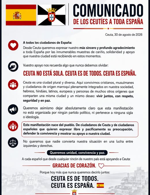 convocatoria 2 septiembre CEUTA